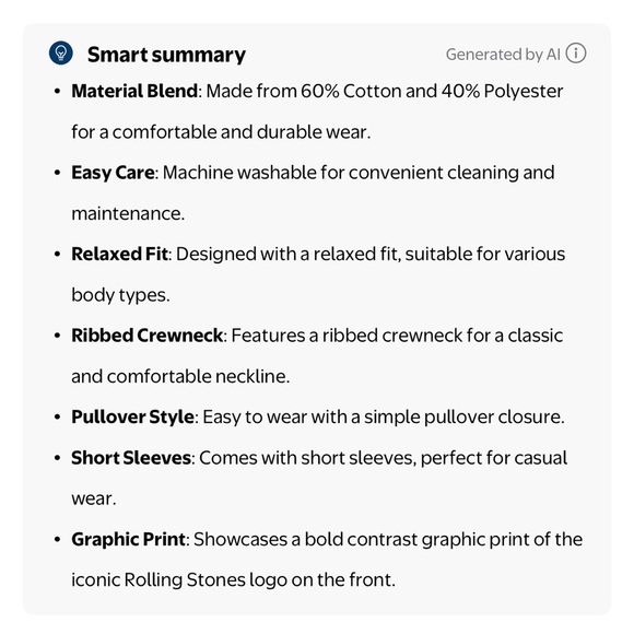 Time and Tru Women's Rolling Stones Only Rock and Roll Graphic Tee, Sizes L NWT - Picture 3 of 10